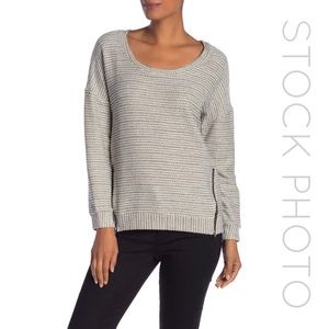 Papillon Metallic Zip Sweater